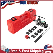 Brake Line Flaring Tool Kit 45° Single Double Bubble Flare for 3/16" 1/4" 5/16"