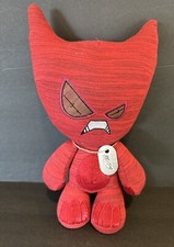 Plush Emotes Collectible Emotional Therapy Toys with Tags Red Stuffed Animal