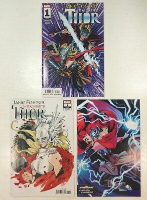 Jane Foster & the Mighty Thor #1 Marvel 2022 Stegman Momoko Carnero SET Movie!
