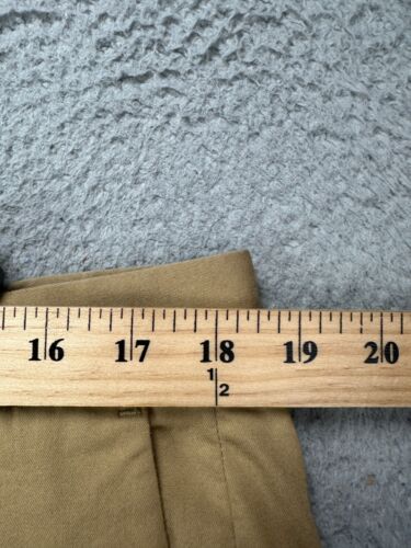 Polo Ralph Lauren Pants Mens 36X34 Tan Khakis Stretch Straight Fit Flat Front - Picture 9 of 11