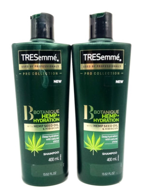2-PACK Tresemme Botanique Hemp Hydration Shampoo w/ Hibiscus 13.52oz each NEW