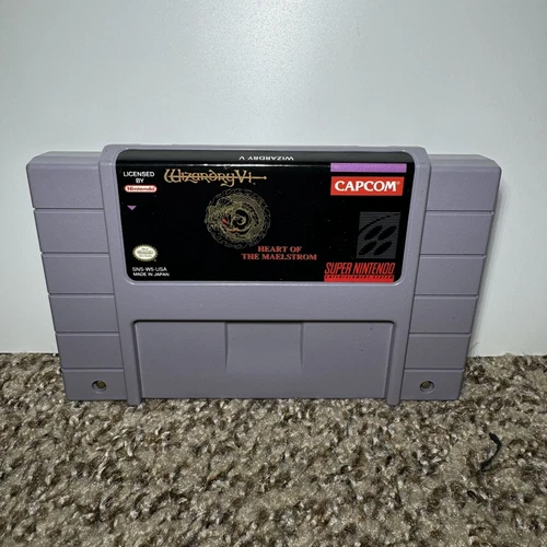 Wizardry VI 6 (Super Nintendo SNES) Cart Only