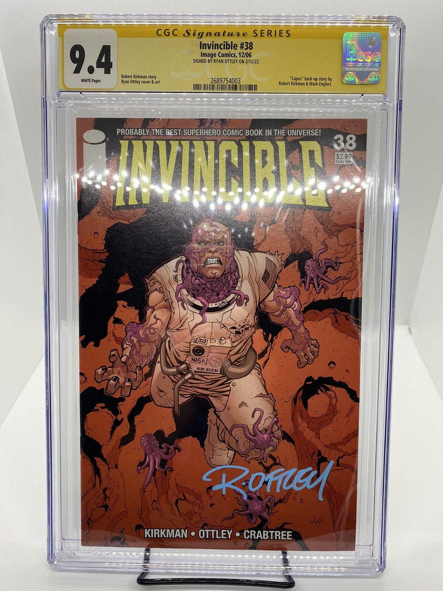 Invincible #38 CGC SS 9.4 Image Comics Signed Ryan Ottley Cover