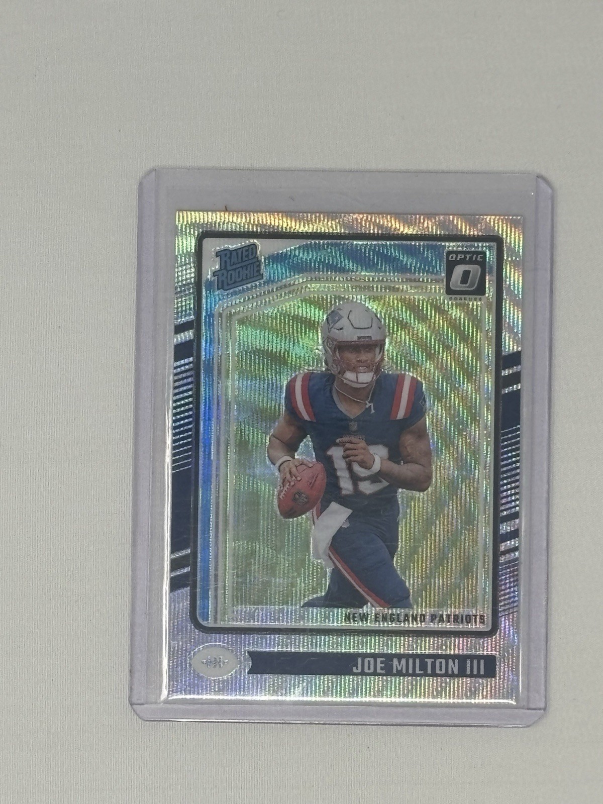 2024 Panini Donruss Optic - Rated Rookie Joe Milton III #255 Wave Prizm /300