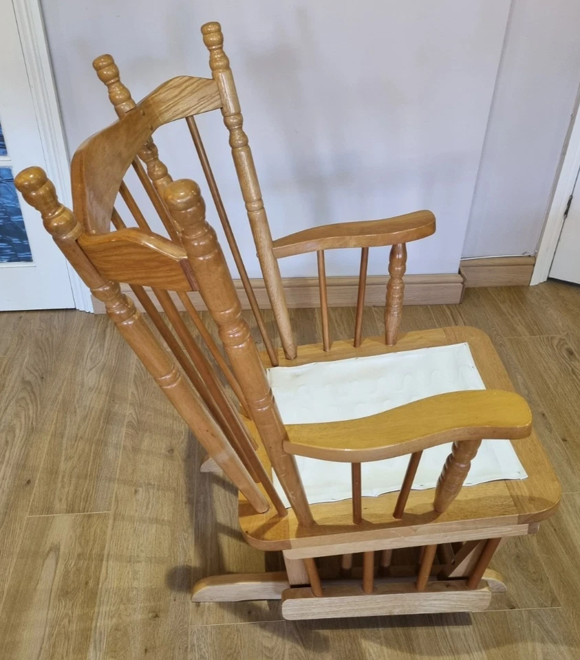 Glider Rocker Nursing Chair Base and Frame, Good Condition, Needs cushions. - Image 3 of 4