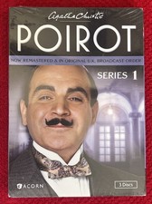 Agatha Christies Poirot: Series 1 DVD, 2011, 3-Disc Set new Sealed