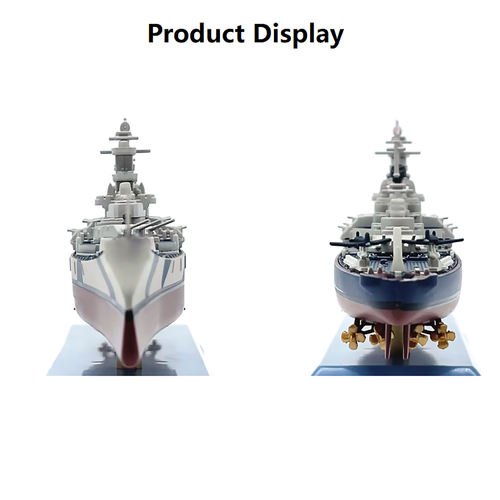1:1000 WWII US BB-61 Lowa Battleship Model Alloy Warship Model Collection - Picture 2 of 7