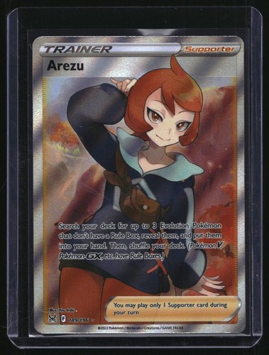 2022 Pokemon Lost Origin Arezu Full Art #189/196