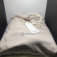 Quince Organic Bamboo Duvet Cover Twin Stone