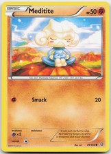 Meditite 79/160 Common Primal Clash Pokemon Lightly Played