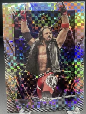 2026 Topps Chrome WWE - AJ Styles #47 X-Fractor