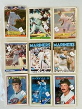 9 Vintage Baseball Cards Lot 1984-88 Topps Donruss Fleer Joe Morgan Saberhagen