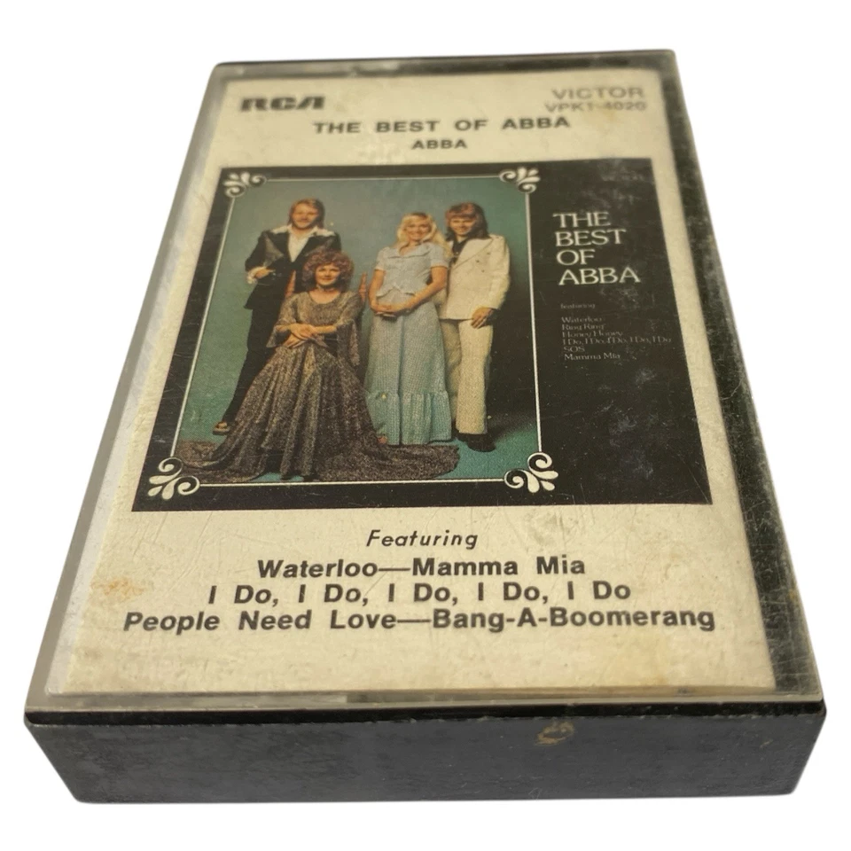 The Best of ABBA 8 Track Cassette Tape Victor YPRK-1020 1975 Vintage Pop Rare - Image 2 of 4