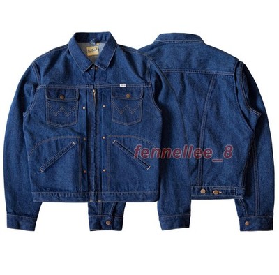 Red Tornado Men's Retro Denim Jacket 24MJZ Selvedge Jean Outerwear 14OZ One Wash