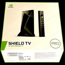 NVIDIA SHIELD ANDROID TV PRO SIDE-LOADING STREAM MEDIA PLAYER 4K HDR BLACK/GREEN