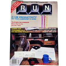 RUN Magazine March 1986 Commodore C-64 128 Software Micro Computer Program Vtg