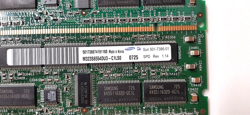 Sun X7056A-Z 4GB Memory Kit (4x 501-7386 1GB DIMMs) - Image 2 of 3