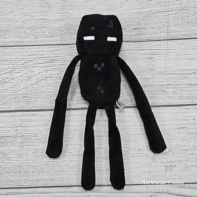 2013 7'' Minecraft Enderman Black Embroidered Stuffed Plush Toy | Clean VG