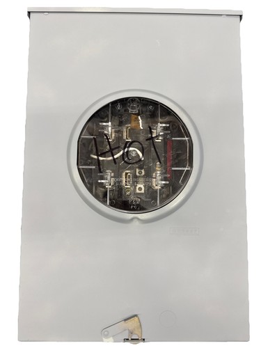 Murray RH173GR 3 Phase Meter Socket Base 7 Jaw W/Bypass 200 Amp 3R 200A ...