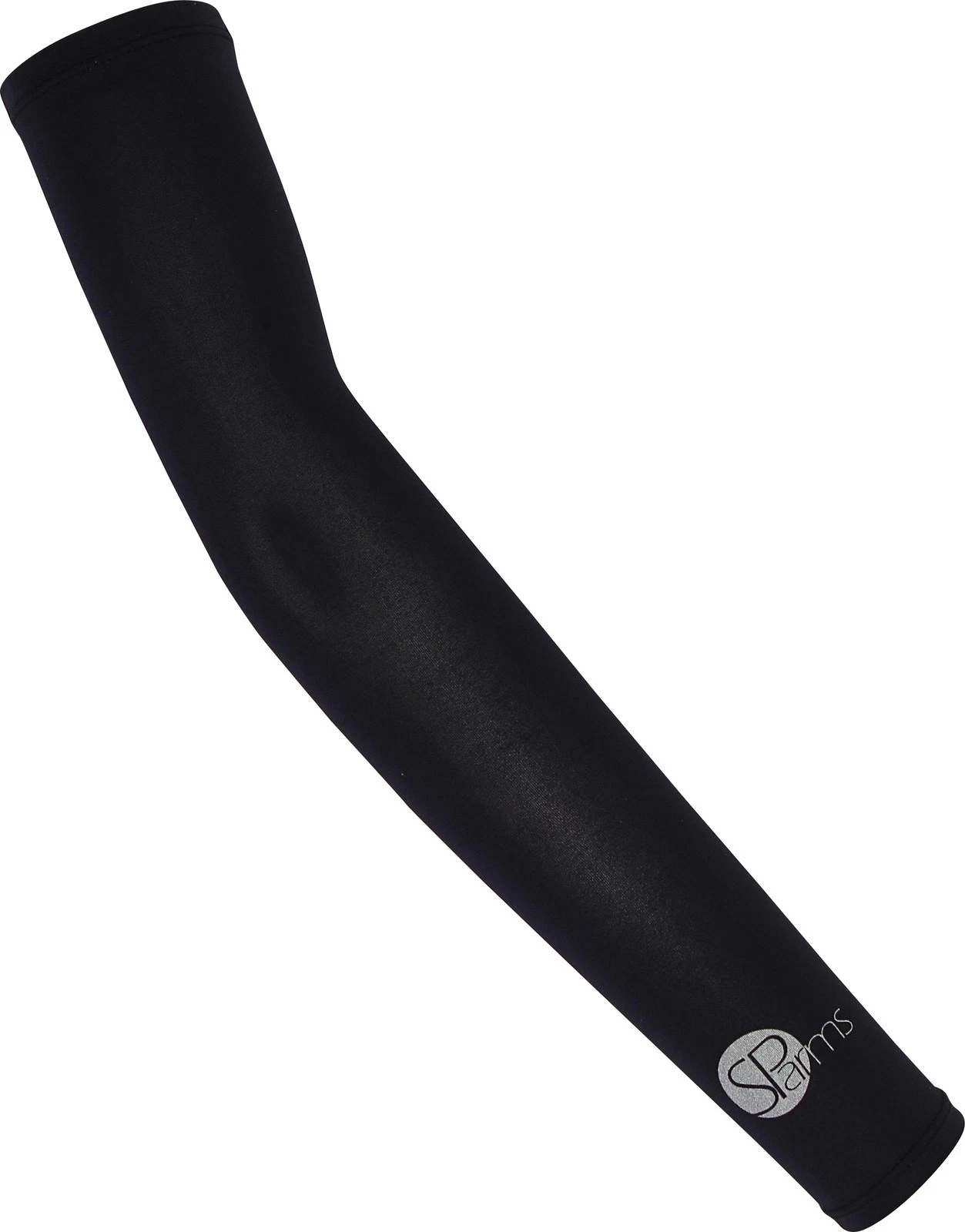 Sparms Sun Plain Logo Black Arm Sleeves Sun UV Protection Unisex L