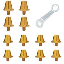 12pcs Football Boot Studs Replacement for Cleats For Rugby Running Shoes