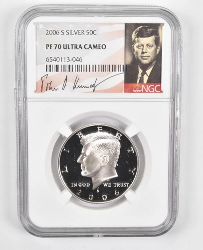 2006-S SILVER Kennedy Half Dollar PF70 UCam - NGC Special Lbl *3563