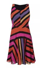 Cabi New NWT Fete Dress 4075 Multicolor Chiffon