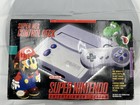 super nintendo jr console in box CiB Snes