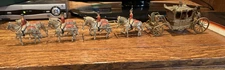 VTG British  1950's Royal Coronation Carriage with Queen, Prince and 8 horses
