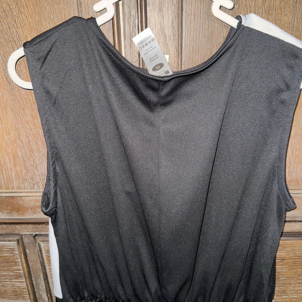 Gogo девочка костюм взрослых черно-белый ретро платье и шляпа 60-х 70-х диско - Изображение 3 из 4