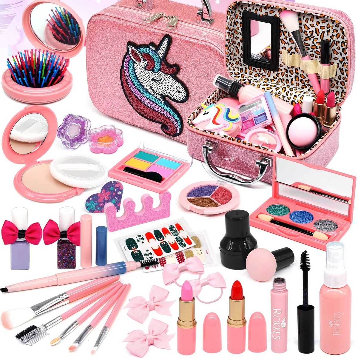 Kids Washable Makeup Kit For Girl Kids Makeup Kit Toys For Girls