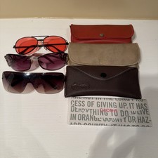 Lot Of Vintage Sunglasses And Cases