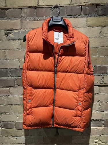 American Trench Down Vest L Orange - product listing photo