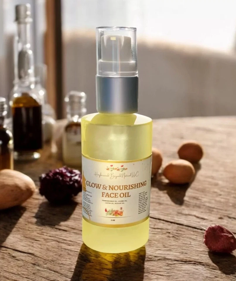 Aceite facial súper hidratante orgánico, incienso, ricino, jojoba y aceite de rosa mosqueta Foto 4 de 4