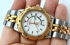 SEIKO MEN'S 5M23-6A09 TWO TONE BRAND NEW CAPACITOR KINETIC MINT JUST SERVICED
