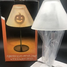 Halloween Votive Tealight Candle Lamp Frosted Glass Shade Metal Bed Bath Beyond