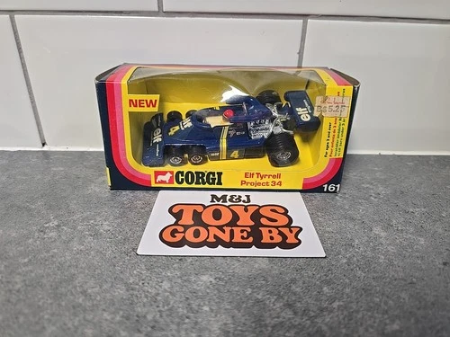 Corgi Elf Tyrrell Project 34 Diecast Model Vintage Toy Car 161 Boxed 1976