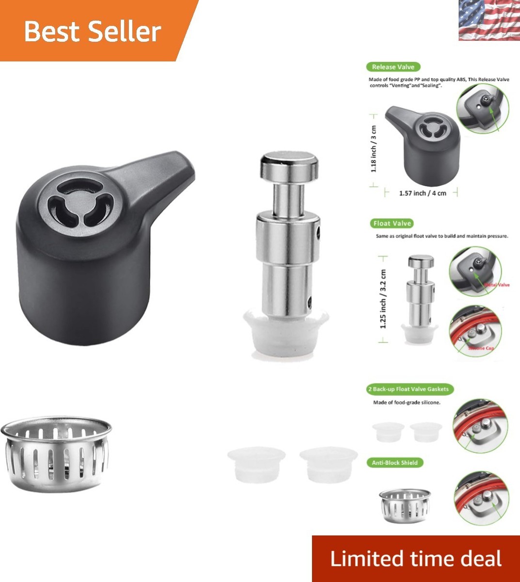 Pot Sealing Instant Pot Steam Release Valve Not Working WXJ13 Pack