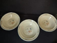 Vintage Marmalade Geese Duck Cherry Ribbon Soup Cereal Bowl x 8 (lot 2814c)