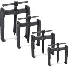 4 Pcs 2 Jaw Gear Puller Set Steel Removal Tool Adjustable for Pulleys Flywhee...
