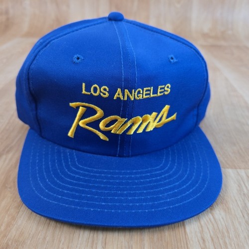 Vintage Los Angeles Rams Script Sports Specialties Twill Blue Hat