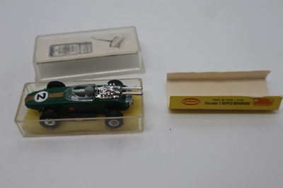 #ad Vintage WORKING Aurora T Jet Thunderjet Slot Car Formula 1 HO toy REPCO BRABHAM $144.00