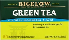 Bigelow Green Tea with Wild Blueberry & Acai - 20 tea bags