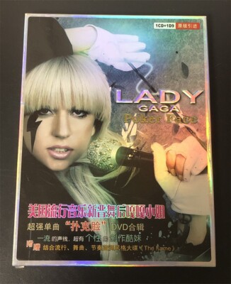 Lady Gaga POKER FACE China First Edition Paper Slipcover CD + DVD