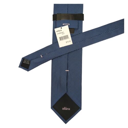 ALARA Mens Silk Tie 3.15 Micro Woven Classic Designer Dress Fashion Necktie $80 - Picture 5 of 37