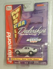 "NEW" AW REL 3 MUSCLE CAR DEALERSHIPS SILVER '70 CHEVY NOVA YENKO DEUCE T JET