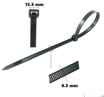 50 Pack - 24 Inch Heavy Duty Cable Ties Nylon Zip Ties LONG 24