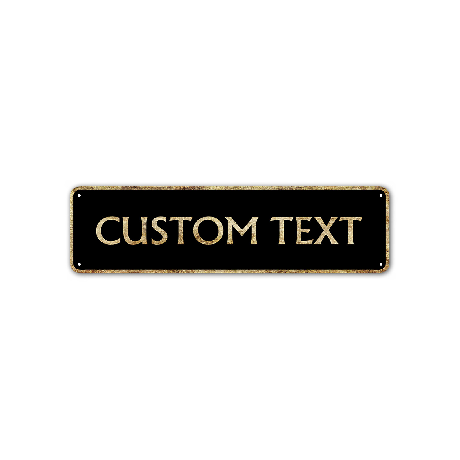 Custom Street Sign Custom Text Vintage Retro Personalized Aluminum ...