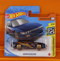 Hot Wheels - 2020 - Nissan Silvia (S13) (Blau) - Hw Speed Graphics 7/10 - #111