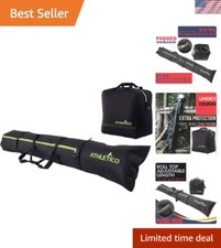 Two-Piece Ski and Boot Bag Combo Store Transport Skis Up to 200 CM and Bo...
